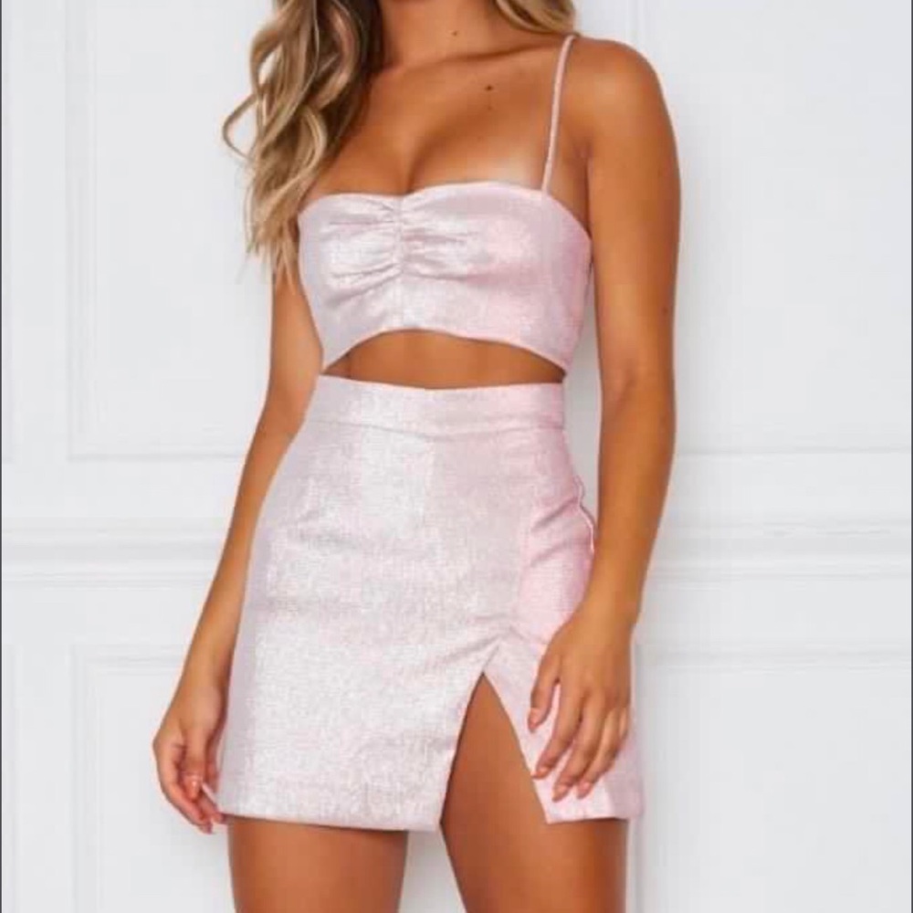 White Fox Boutique All Mine Pink Top